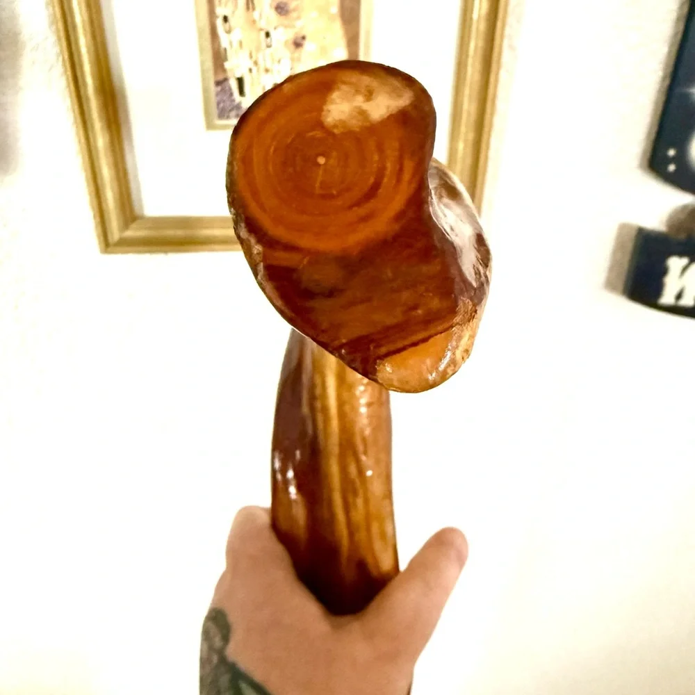 Handcrafted Diamond Willow Walking Stick - Picture 5 of 7